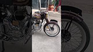 1960 Vintage modified full process video in channel😍royalenfield vintage shahoo youtubeshorts [upl. by Semadar681]