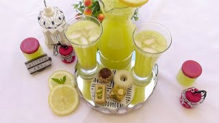 سيتروناد باللوز 🍋 مثل المحلات عصير الليمون المنعش على طريقتي Citronnade maison [upl. by Siul901]