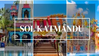 Sol Katmandu Park amp Resort part 2  Pools  Upsidedown House  Food  Evening Entertainment 2023 [upl. by Ennasor]