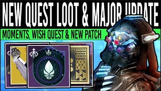 Destiny 2 MAJOR NEW UPDATE amp LOOT TABLE New QUEST Patch Changes Extra Loot amp More 30th Jan [upl. by Mulcahy793]