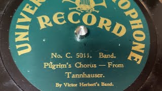 1902 Victor Herberts Band 22nd Regiment Band Pilgrims Chorus  Tannhauser 9 inch Zonophone [upl. by Nalda]