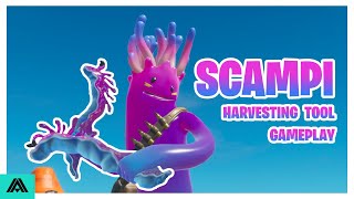 SCAMPI Harvesting Tool Gameplay amp Sound Test  Fortnite [upl. by Dymoke]