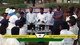 Live Cricket Match  MBP CRICKET ACADEMY SINGH NAGAR vs 3 AV MULTI SPORTS SUPER BOYS XI  24Oct24 [upl. by Isleana]