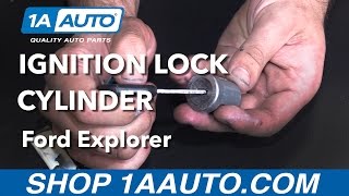 How to Replace Ignition Lock Cylinder 0610 Ford Explorer [upl. by Hardman]