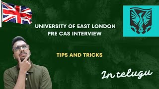 Pre CAS interview University of East London [upl. by Hildebrandt]