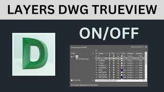 Turn ON amp OFF Layers  DWG TrueView [upl. by Abate]