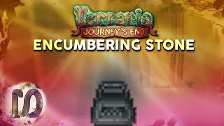 Encumbering stone  Terarria 14 Journeys End  Block Item Pickup How to get the Encumbering stone [upl. by Nipha]