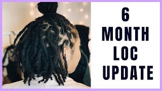 6 Month Loc Update  Comb Coil Locs  Thick Locs [upl. by Baird]