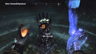 Daedric Gaunlet Relic in Midden Winterhold College [upl. by Nitin]