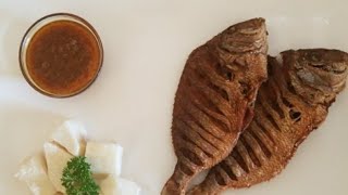 How to make Fried Fish with Gravy Gambian Recipe [upl. by Adnilav821]