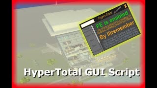 🔥 HYPERTOTAL OP FE SCRIPT  Roblox Exploits 🔥 [upl. by Atoiganap]