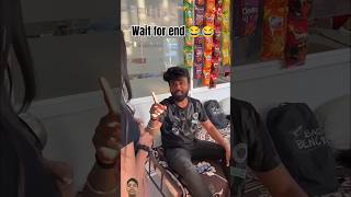 Wait for end 😂😂 shorts funny comedy [upl. by Esylla]