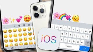 TECLADO ESTILO IPHONE NO ANDROID ATUALIZADO 2024 com EMOJIS  SOM IOS  TEMAS 🔥 [upl. by Delaine179]