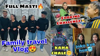 FamilyTravel🚗  masti 🤘 Challange😰 vlog 😂🔥❤️ ft Karan behl  prince behl [upl. by Francisca615]