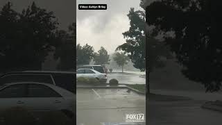 WILD VIDEO Possible tornado caught on camera in Murfreesboro Tennessee [upl. by Hathcock]