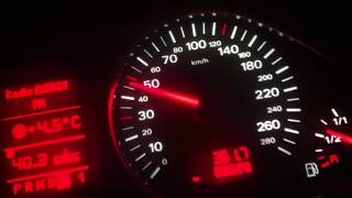 Audi A6 C6 27 TDi Multitronic AccelerationBeschleunigungSpeedometer 30200 kmh  100200 kmh [upl. by Dianthe]