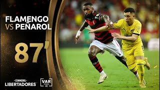 CONMEBOL LIBERTADORES  REVISÃO VAR  FLAMENGO VS PEÑAROL [upl. by Ehcsrop]