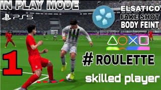 TOP BEST SKILLS AND TRICKS PES PPSSPP MODE PS4 CAMERA IN A MATCH [upl. by Einhpad]