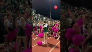 Military dad photobombs cheerleaders to surprise daughter shorts [upl. by Haidebez343]