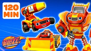 120 MINUTES of Blazes MONSTER Machine Transformations 🏎️💨  Blaze and the Monster Machines [upl. by Catlee837]