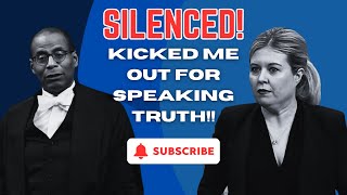 SILENCED Speaker  who has been accused of partisanship  KICKED ME OUT for speaking TRUTH [upl. by Aiker]