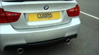 BMW 320D E90 Cobra Sport Performance Exhaust System by Cobra Sports Exhausts [upl. by Burns728]