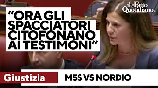 Interrogatorio prima dell’arresto M5s a Nordio “Ora gli spacciatori citofonano ai testimoni” [upl. by Imtiaz81]