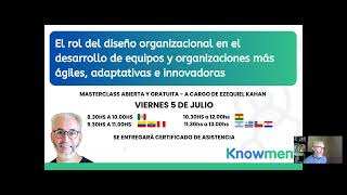 Knowment  Masterclass  Diseño organizacional [upl. by Airenahs710]