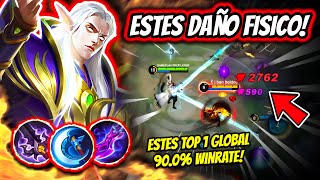 ¡ROMPE EL META YENDO ESTES TIRADOR ESTES TOP 1 GLOBAL 900 WINRATE  MOBILE LEGENDS [upl. by Yenitsed]