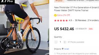 Thinkrider X7 Pro Generation 4 Smart Bike Trainer [upl. by Naro]