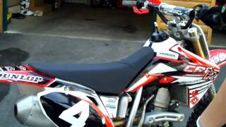 2007 Honda CRF150r Revs [upl. by Nollid857]