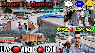 Live 🔴 Boli At Apple Mandi Tapri Kinaur  New Trip To Mumbai ✅  Apple 🍎 Flightvlog [upl. by Ogawa744]