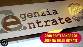 Concorso Agenzia delle Entrate 2500 posti disponibili bando in arrivo a luglio Ecco i dettagli [upl. by Penney250]