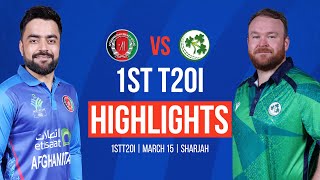 FULL HIGHLIGHTS  Afghanistan vs Ireland  1st T20I  Ireland Tour of Afghanistan 2024  ACB [upl. by Haronid]