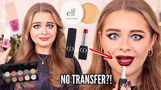 Testing Tiktok Ads Beauty Edition  DIOR No transfer lipsticks Pat McGrath elf primer etc [upl. by Lu]