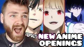 First Time Reacting to NEW ANIME OPENINGS  2024 UPDATED EDITION  ANIME REACTION [upl. by Behn]