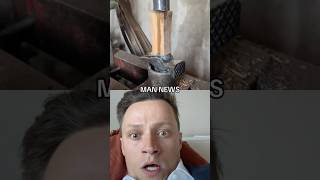 Hydraulic Press Fits Shaft Into Hammer  Man News via usernje8qd3aa0tt hammer sus hydraulic [upl. by Assir]