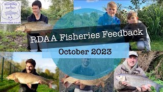 October 23  RDAA Fisheries Feedback [upl. by Poulter]