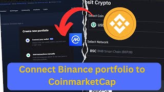 How to Connect Binance wallet to CoinMarketcap portfolio [upl. by Oguh]