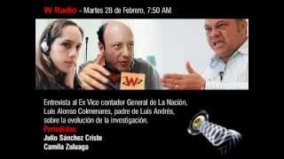 Caso Colmenares  Entrevista al Sr Luis Alfonso Colmenares  Julio Sanchez Cristo W Radio [upl. by Atekram]