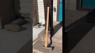 Boiled linseed oil axe handle like subscribe axe [upl. by Eked334]