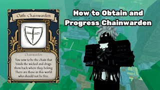 How to Obtain amp Progress Chainwarden  Deepwoken [upl. by Kerin682]