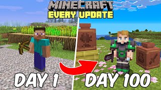 I Survived 100 Days in Minecraft But it Updates Every Day [upl. by Nolyarb]