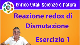 Reazione di dismutazione Esempio 1 [upl. by Omari]