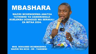 LIVE WAZIRI MCHENGERWA ANATOA TATHIMINI YA UANDIKISHAJI KUELEKEA UCHAGUZI WA SERIKALI ZA MITAA 2024 [upl. by Cherie]