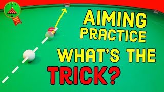 Snooker Aiming Practice Trick [upl. by Tra]