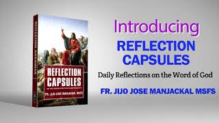 REFLECTION CAPSULE  Fr Jijo Jose Manjackal MSFS [upl. by Eniladam]