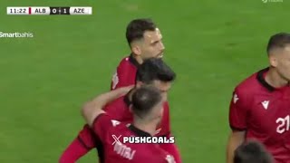 Nedim Bajrami Goal  Albania vs Azerbaijan 31 Goals ResultsHighlights Friendly Match2024 [upl. by Sirois]