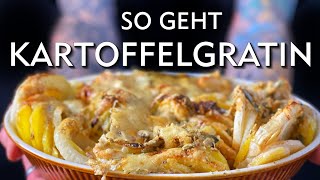 Schnelles Kartoffelgratin Rezept [upl. by Cown848]