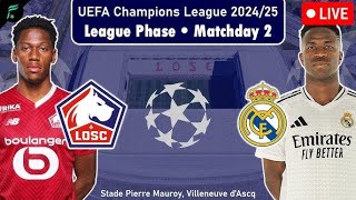 Losc Lille vs Real Madrid  UEFA Champions League [upl. by Garrick701]